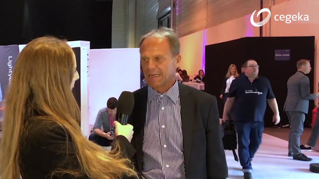 Martin Friedrich, CEO Cegeka Deutschland, im Interview auf der Digital X 2019