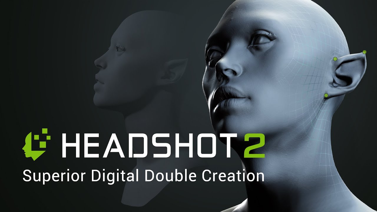 Erstellung hochwertiger digitaler Duplikate aus Bildern und 3D-Meshes von Headshot
