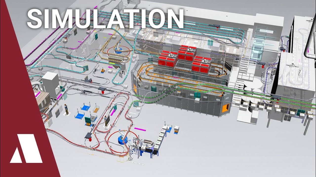 Simulation | Material Flow | Holistic Simulation Production Plant