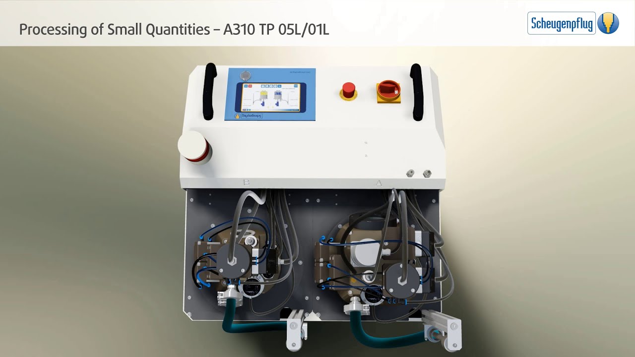 Sensitive or Cost-Intensive Media | A310 TP 05L/01L for Processing of Small Quantities