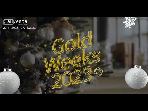 Glänzende Weihnachtsprämien für Auvesta Kunden im Golddepot
