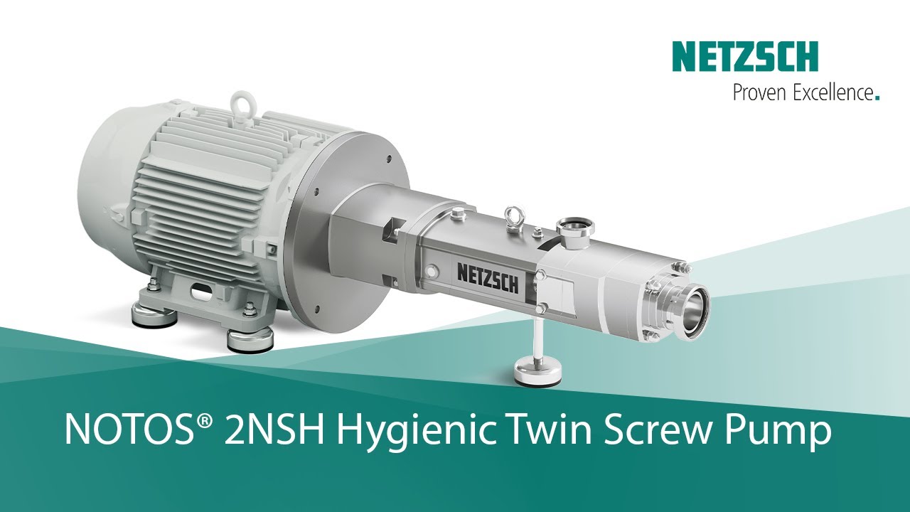 NOTOS® 2NSH Hygienic Twin Screw Pump in FSIP® Design