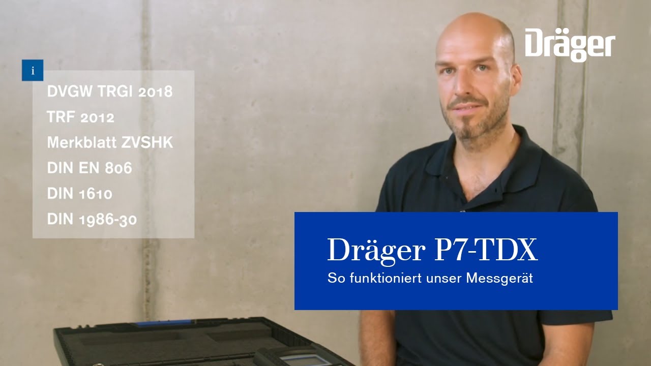 Webinar Dräger P7-TDX für Druck- und Dichtheitsmessungen