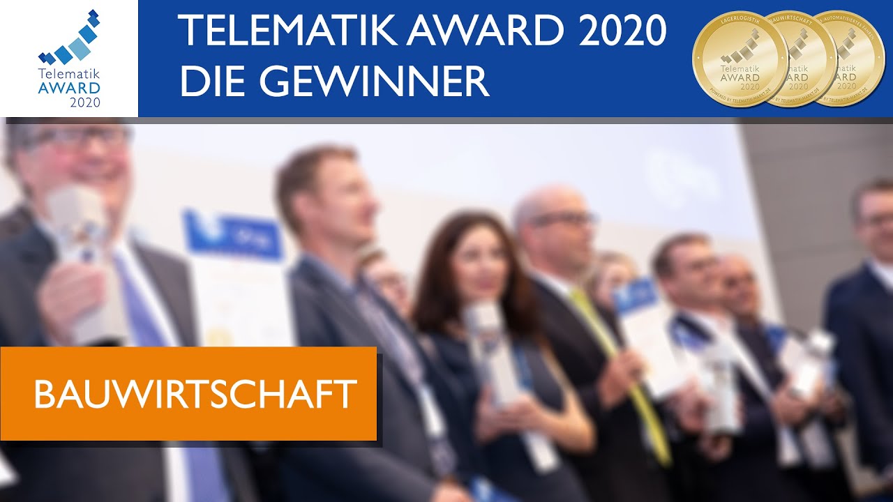 Telematik Award 2020-Bauwirtschaft