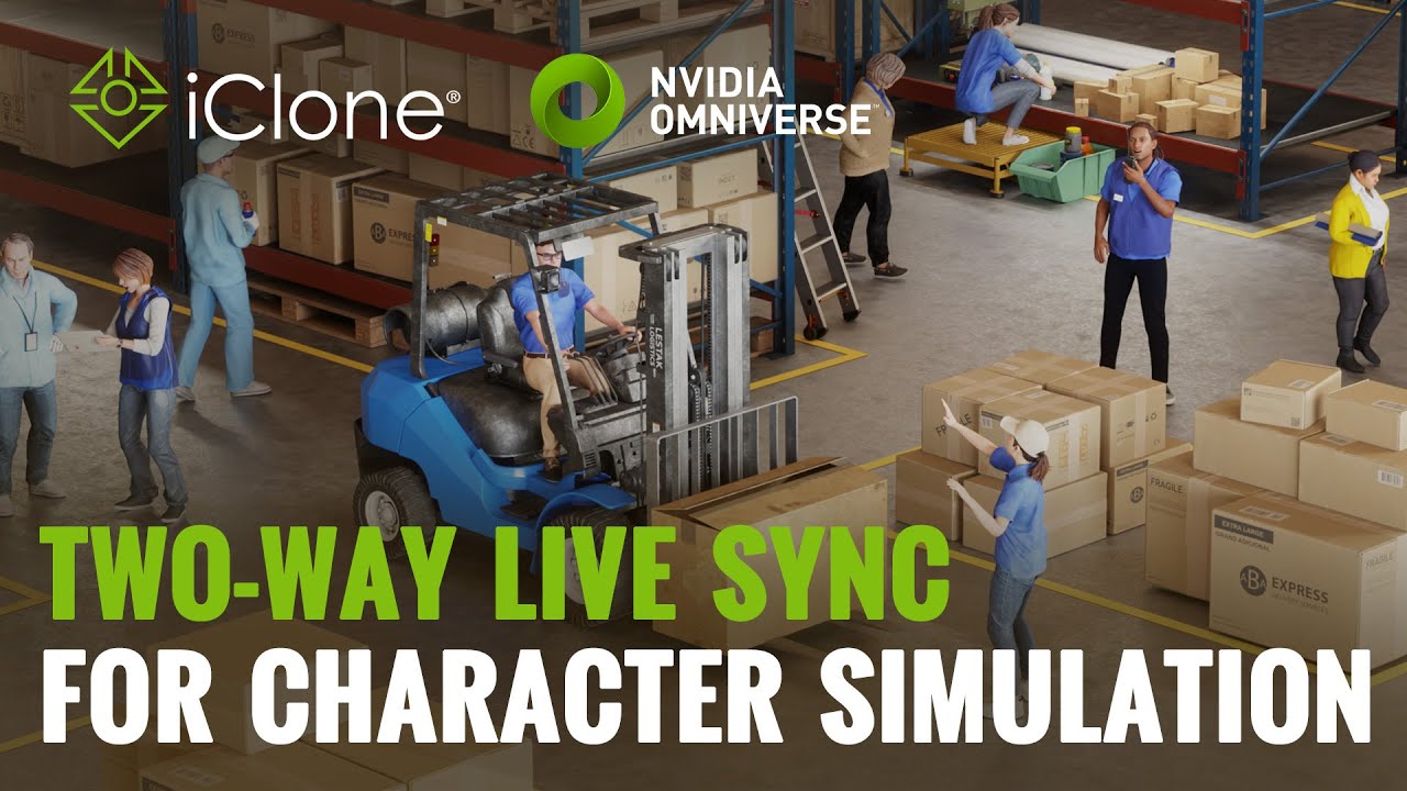 Reallusion integriert iClone Live Sync mit NVIDIA Omniverse™