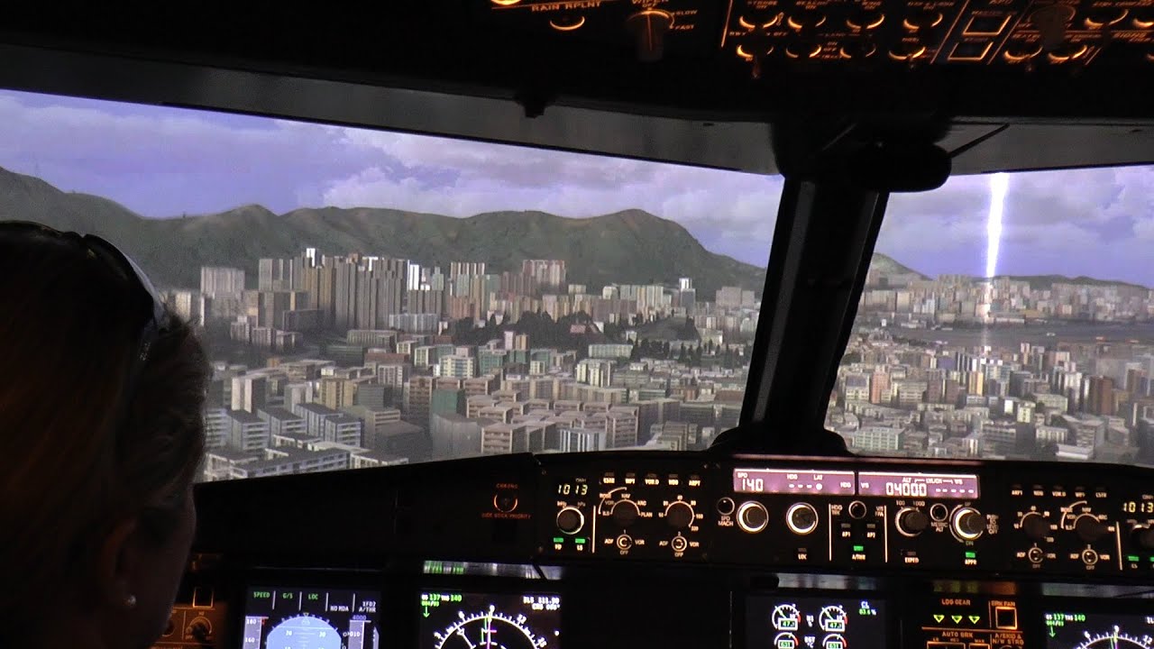 Flugangst erfolgreich besiegen – im Cockpit eines professionellen Airline-Simulators