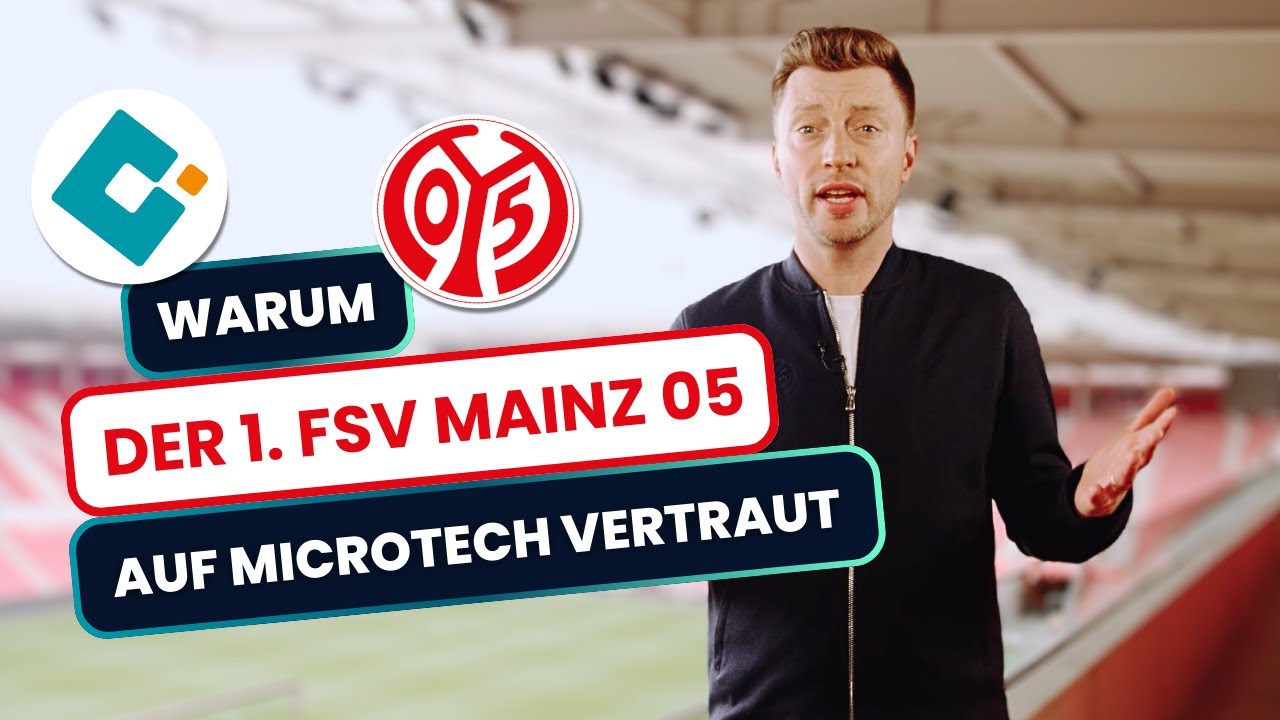 Warum der 1. FSV Mainz 05 auf das ERP-System von microtech vertraut