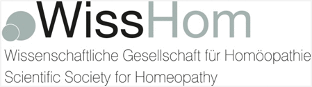 Logo der Firma Wissenschaftliche Gesellschaft für Homöopathie e. V. (WissHom)