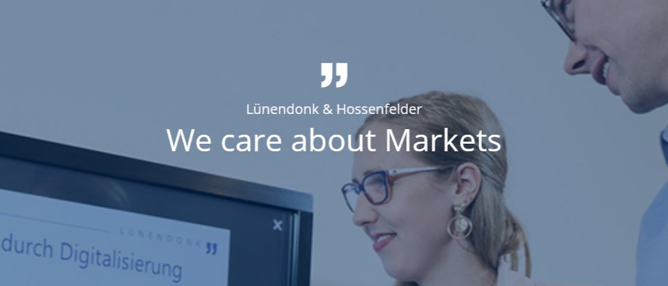 Titelbild der Firma Lünendonk & Hossenfelder GmbH