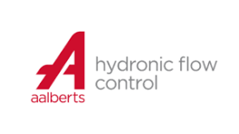 Logo der Firma Aalberts hydronic flow control