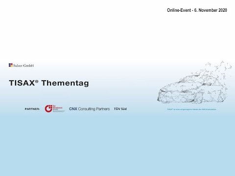 Sulzer  TISAX® Thementag