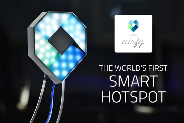 airfy - world's first smart WiFi HotSpot