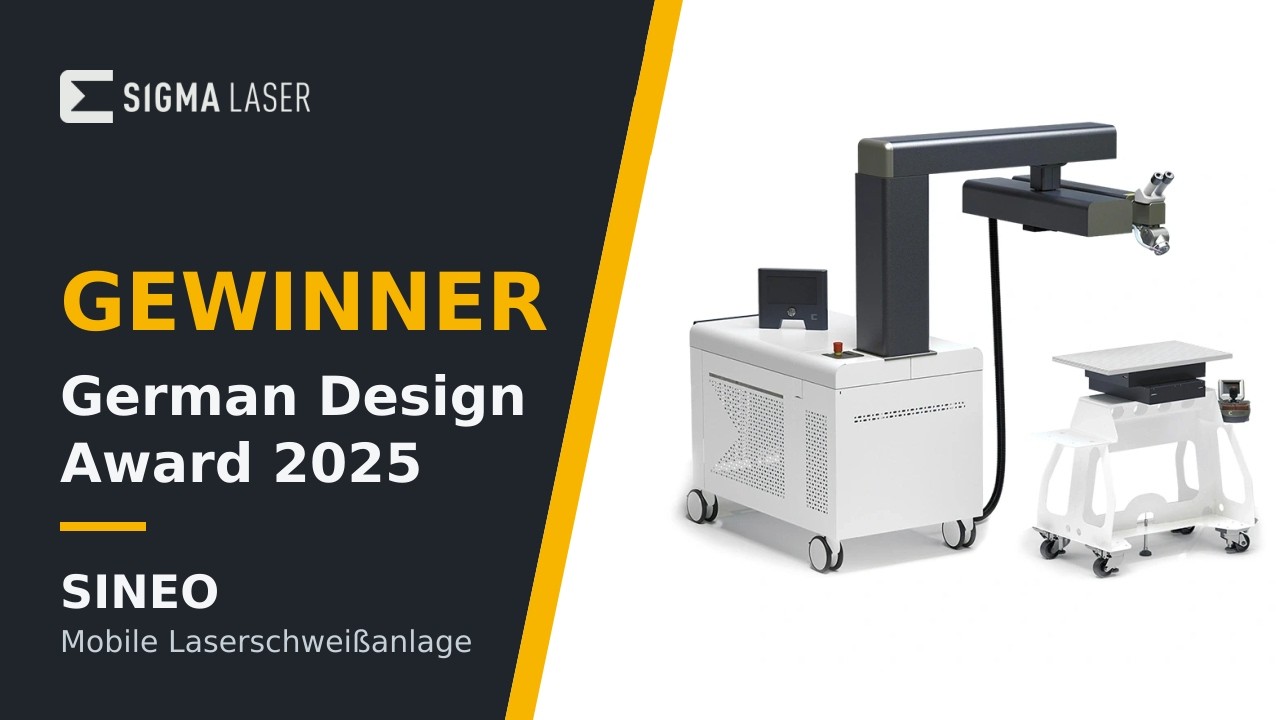 Sineo Laserschweißanlage | Gewinner German Design Award 2025 | Made in Germany