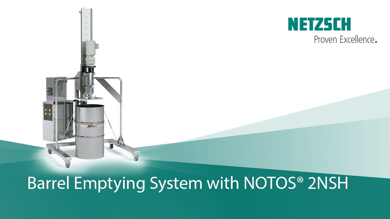 Barrel Emptying System with NOTOS® 2NSH Hygienic Pump