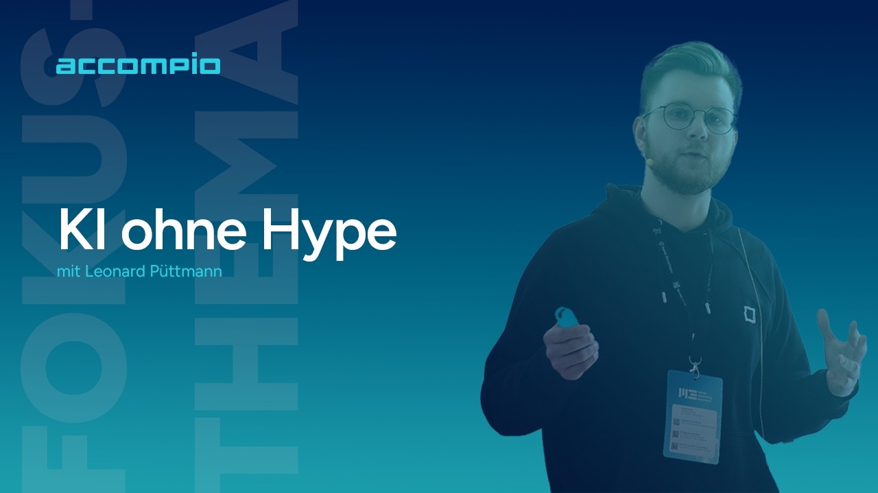 KI ohne Hype: Wie Unternehmen KI strategisch einsetzen | accompio Experten-Interview