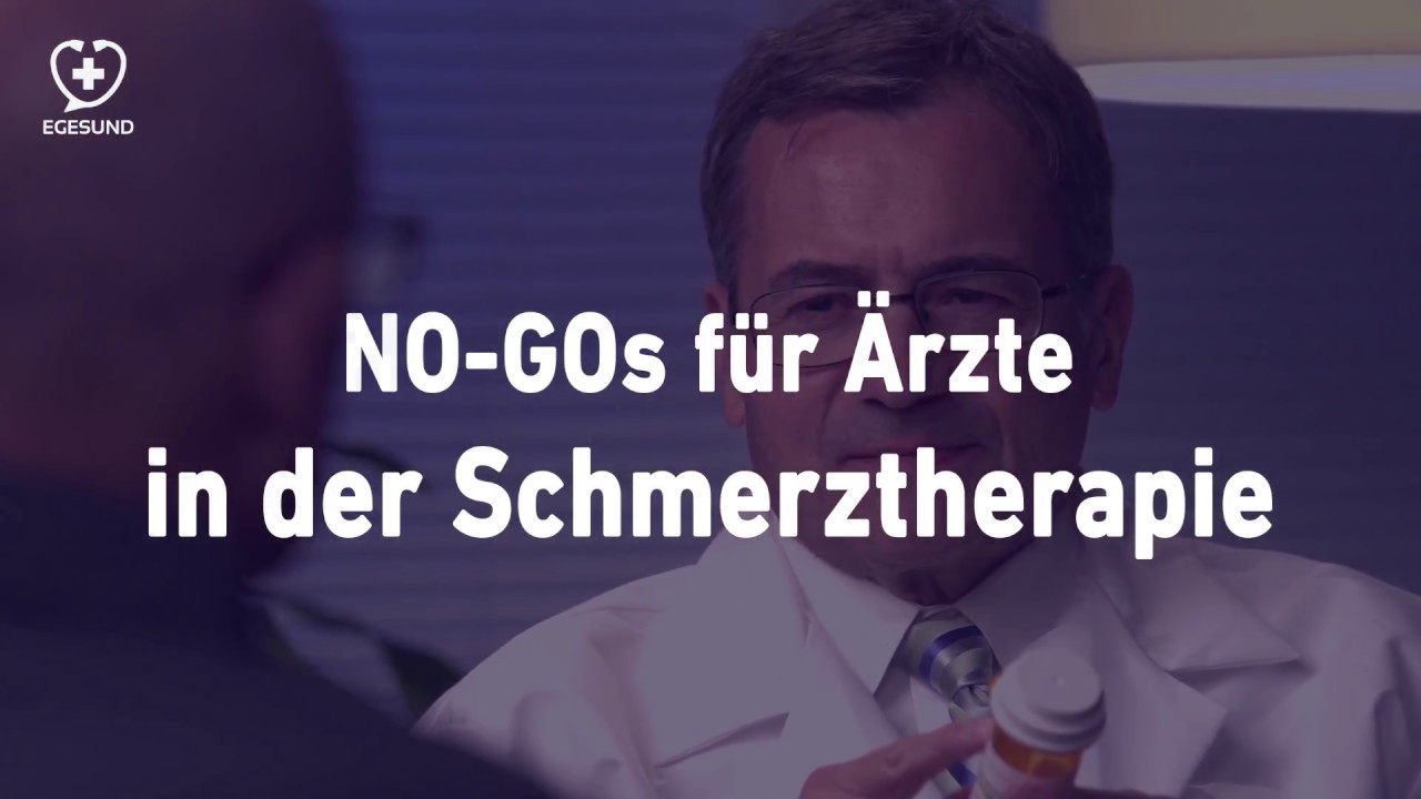 NO-GOs für Ärzte in der Schmerztherapie