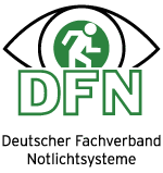 Logo der Firma Deutscher Fachverband Notlichtsysteme e.V. (DFN)