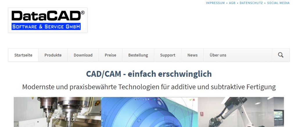 Titelbild der Firma DataCAD Software und Service GmbH