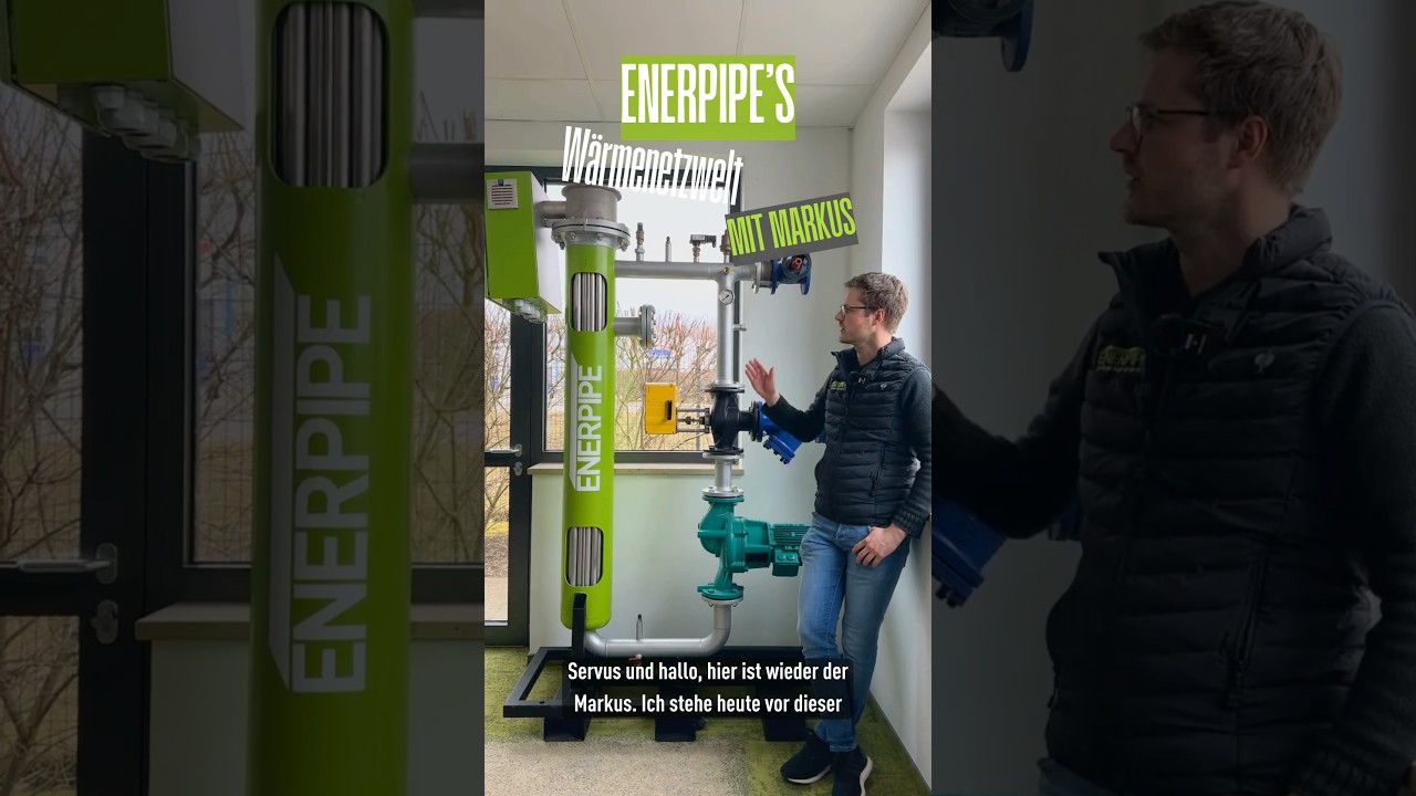 Enerpipe Wärmenetzwelt: Power to heat