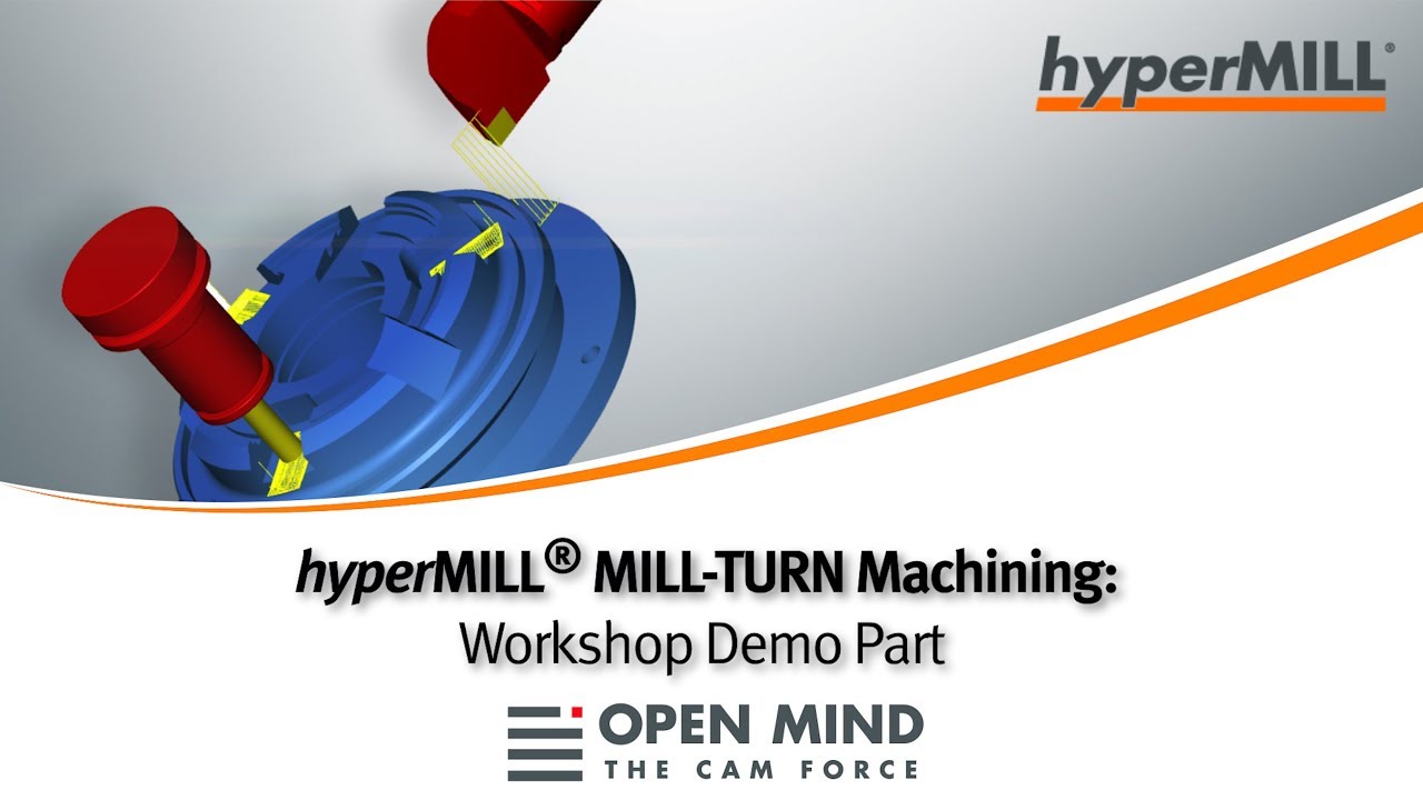 hyperMILL® MILL-TURN Machining: Demo-Part Grob
