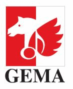 Logo der Firma GEMA - Gesellschaft für musikalische Aufführungs- und mechanische Vervielfältigungsrechte