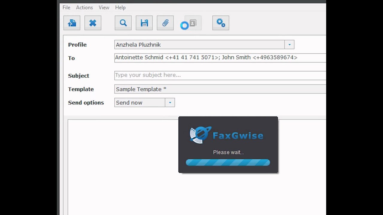 FaxGwise tutorial: How to send a fax from your mailbox