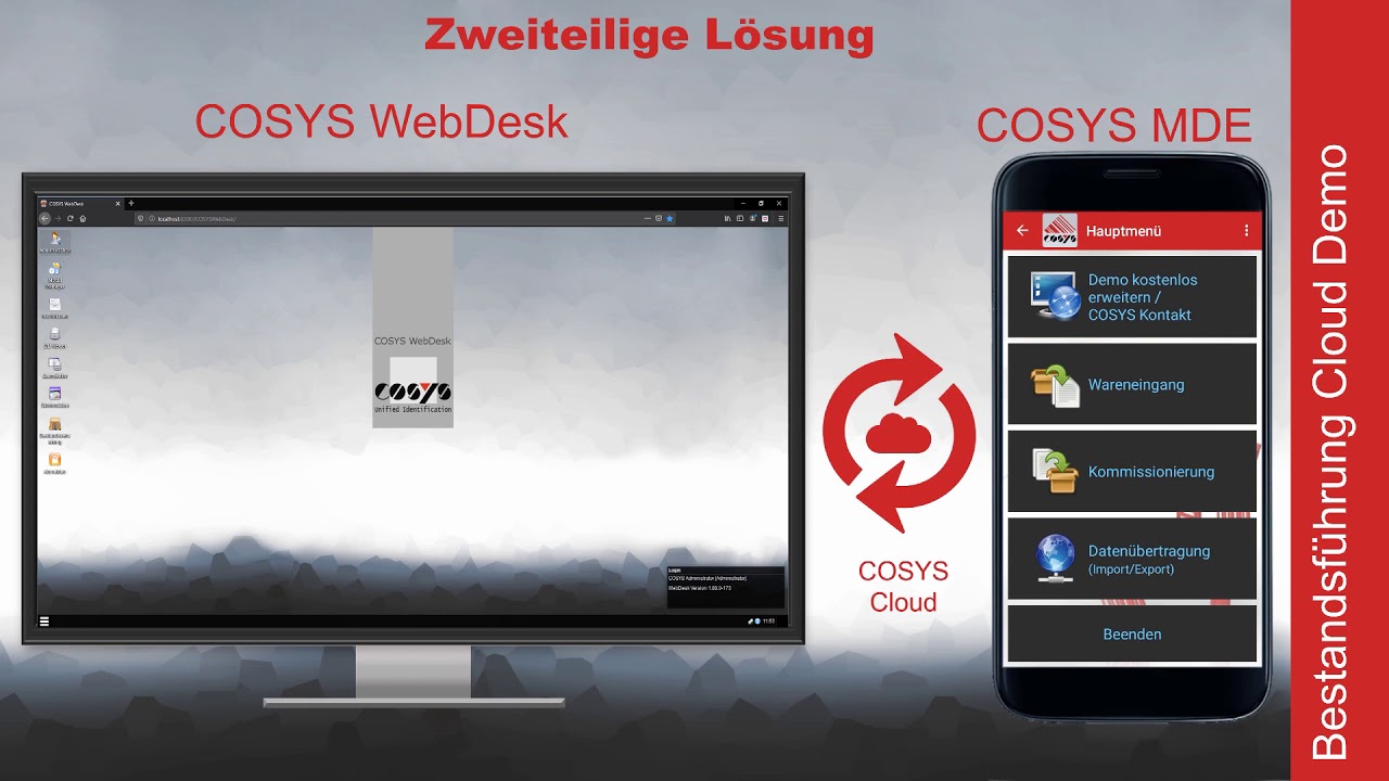 Bestandsverwaltung im COSYS WebDesk | COSYS Bestandsführung Demo