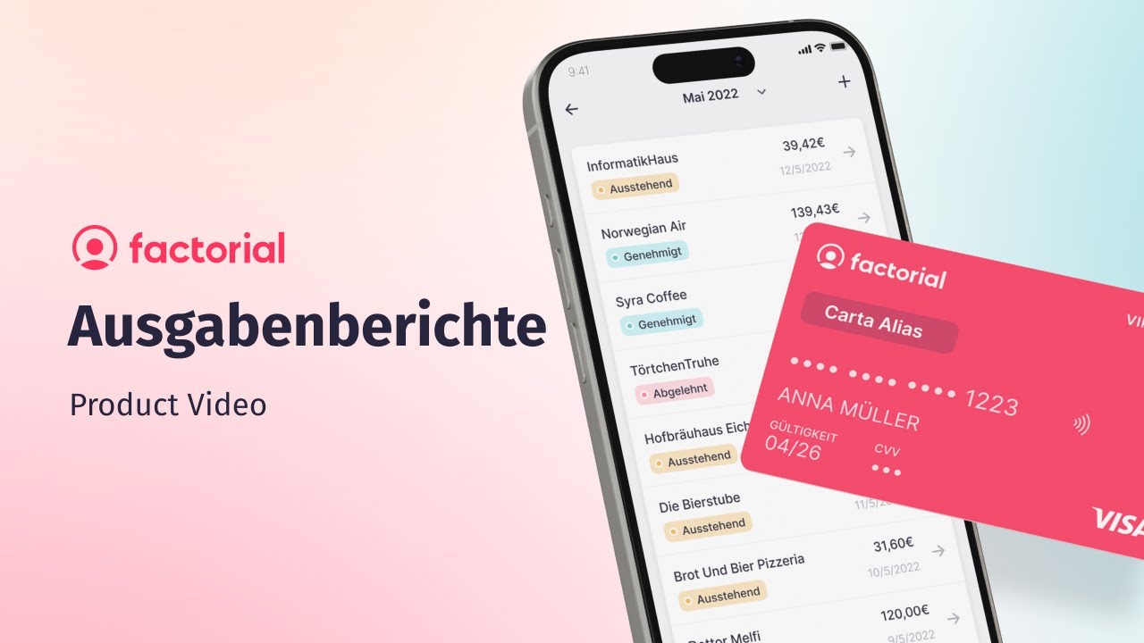 Ausgabenmanagement mit Factorial