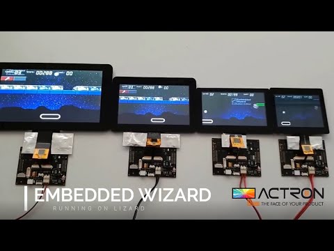 Embedded Wizard running on Lizard