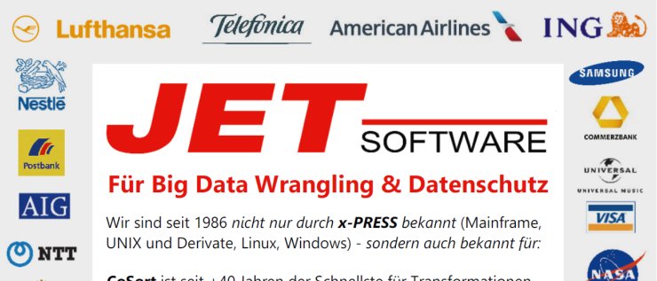 Titelbild der Firma JET-Software GmbH