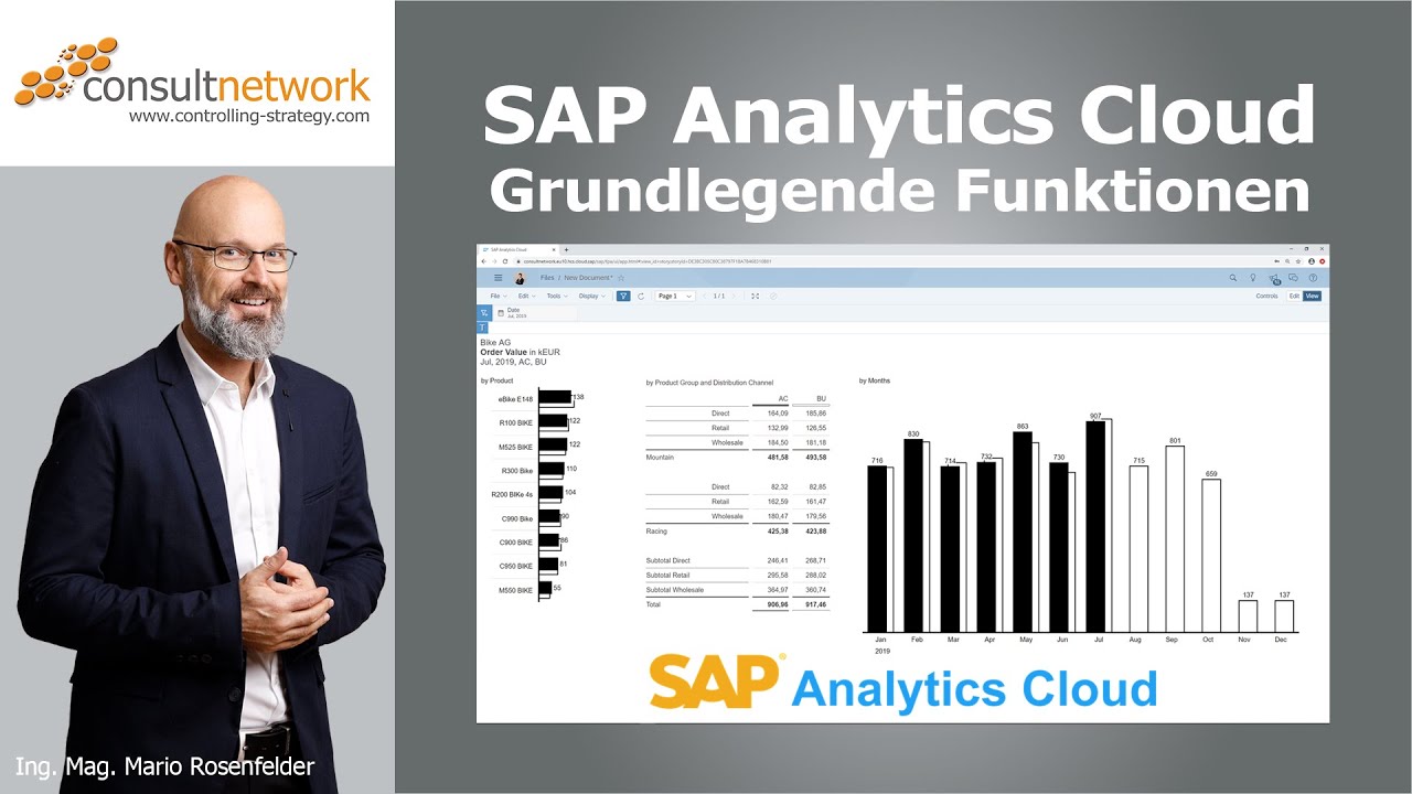 SAP Analytics Cloud - Grundlegende Funktionen