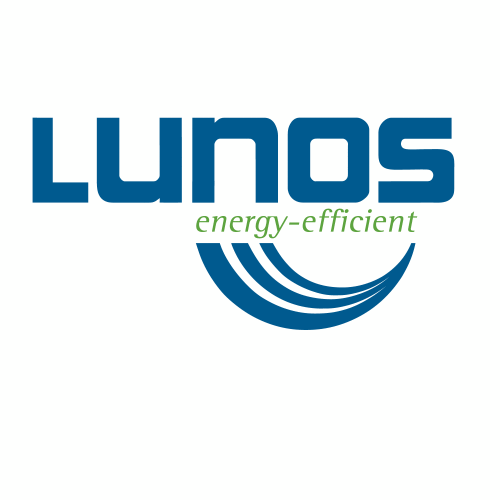 Logo der Firma LUNOS Lüftungstechnik GmbH für Raumluftsysteme