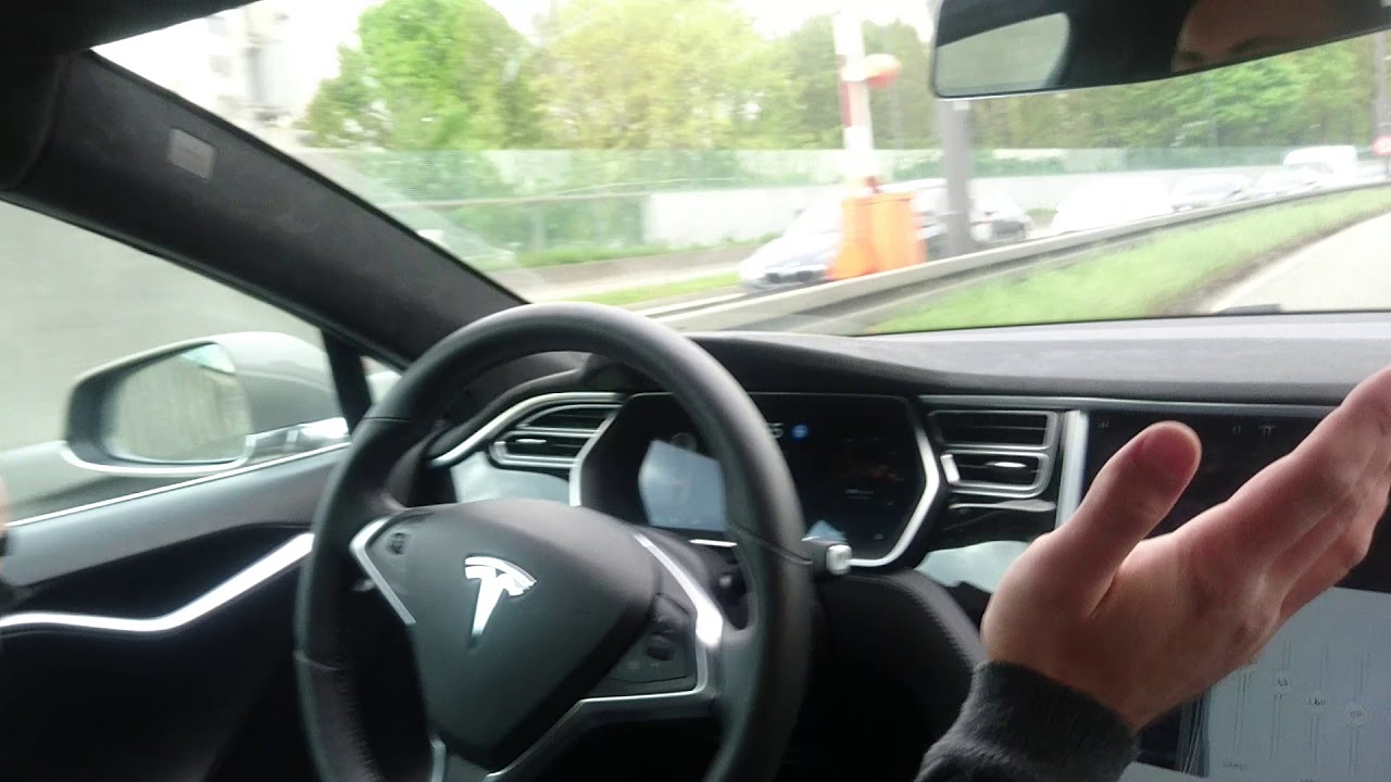 Testfahrt mit dem Tesla S