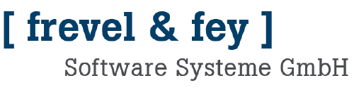 Logo der Firma [frevel & fey ] Software Systeme GmbH