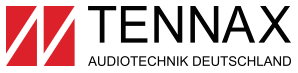 Logo der Firma TENNAX Audiotechnik Deutschland