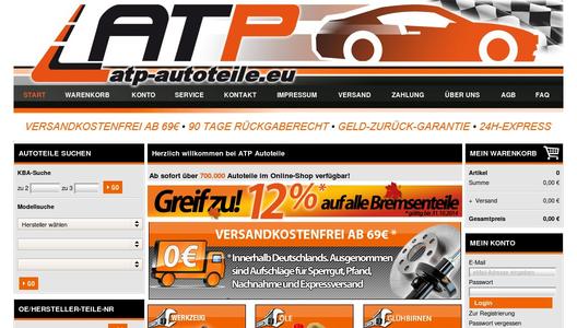 Als erster deutscher -Händler erreicht ATP- Autoteile zwei Millionen  Bewertungspunkte, ATP Auto-Teile-Pöllath Handels GmbH, Story - PresseBox
