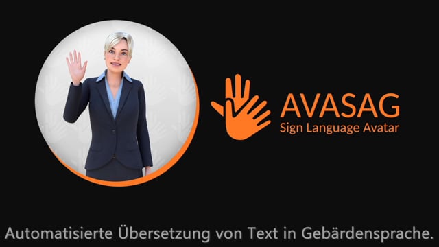 AVASAG - Avatar-basierte Gebärdensprachübersetzung