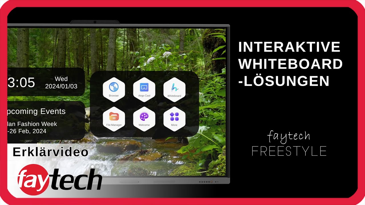 faytech FREESTYLE: Interaktive Whiteboard-Lösung