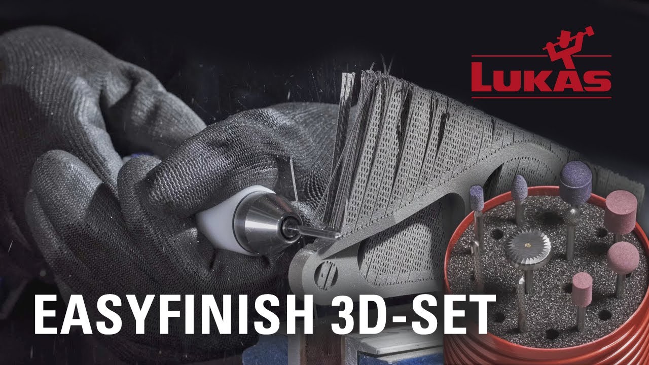 DAS Werkzeugset für den 3D-Druck - Mit dem LUKAS-Set EasyFinish 3D zum optimalen Endergebnis