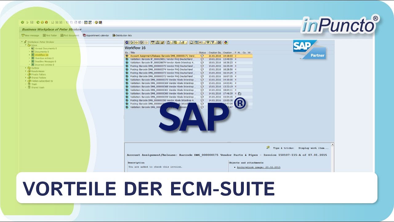 Vorteile der SAP-Integration unserer ECM-Suite