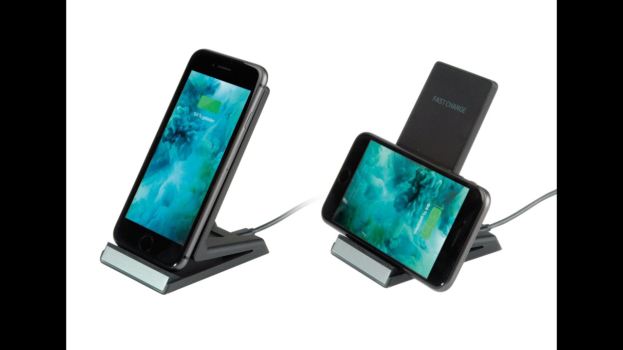 ROLINE Qi-Charging Stand for Smartphones or Tablets