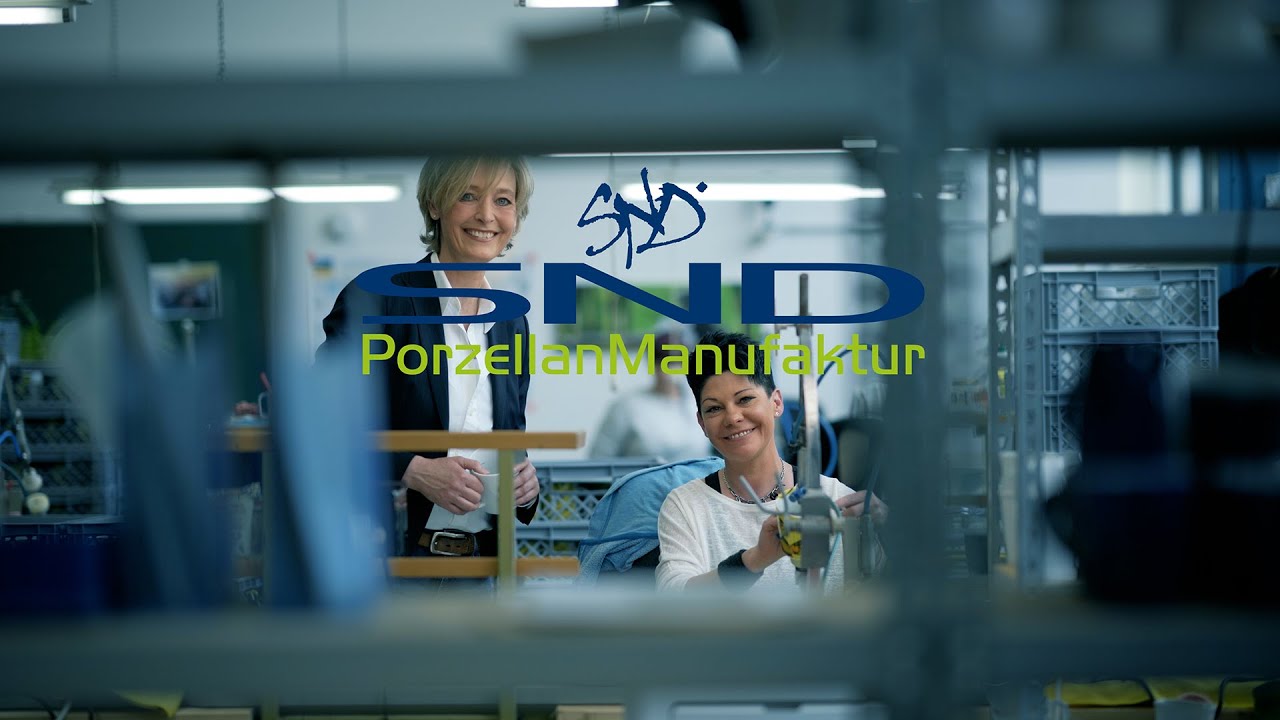 SND PorzellanManufaktur Imagefilm - Bedrucken von Bechern und Tassen aus Porzellan - Werbeartikel
