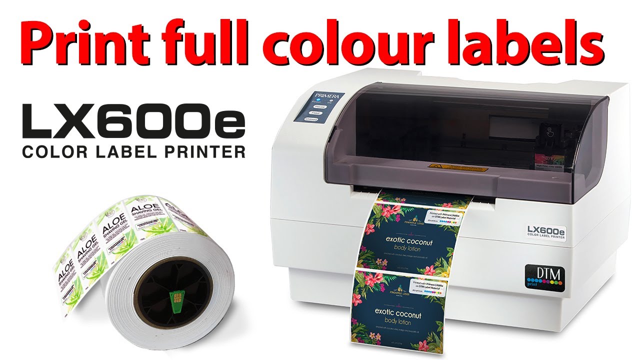 LX600e Colour Label and Tag Printer