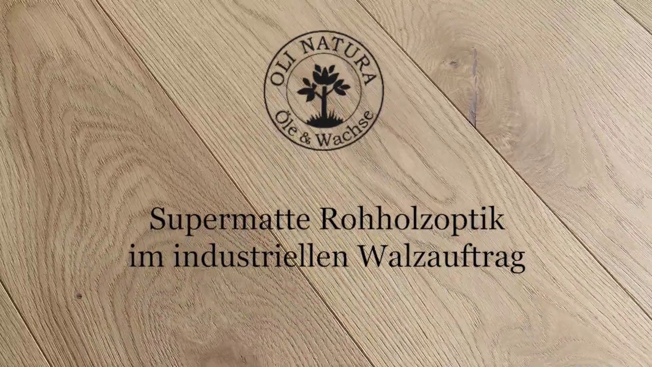 Supermatte Rohholzoptik mit OLI-NATURA im industriellen Walzauftrag