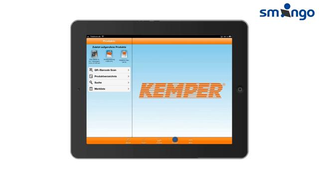 Funktionsumfang der KEMPER App