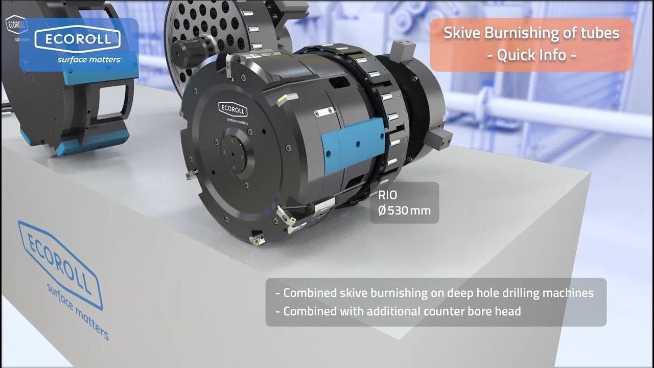 ECOROLL AG - Skive Burnishing Tools , Schäl- und Glattwalzwerkzeuge