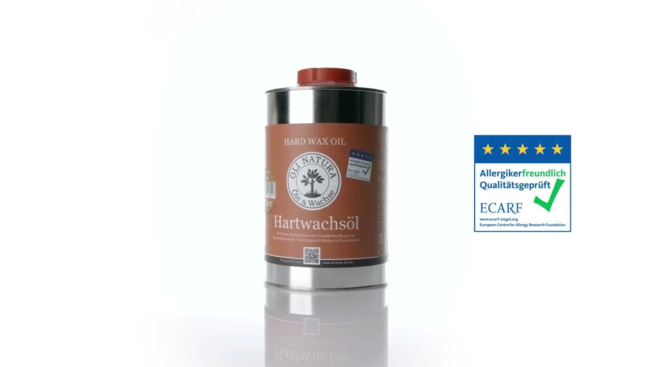 OLI-NATURA Hartwachsl - die Öl-Wachs-Kombination mit Lebensmittelechtheits-Zertifikat
