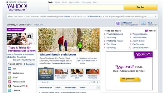 Deutschland anmelden yahoo Yahoo