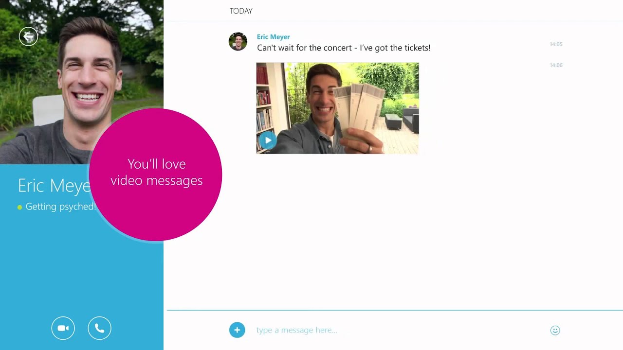 The New Skype on Windows 8.1