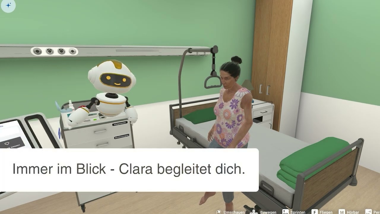 MedSpace mit KI-Assistentin Clara
